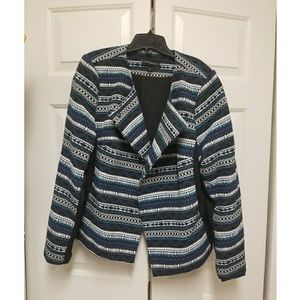 Lane Bryant Aztec Moto Blazer